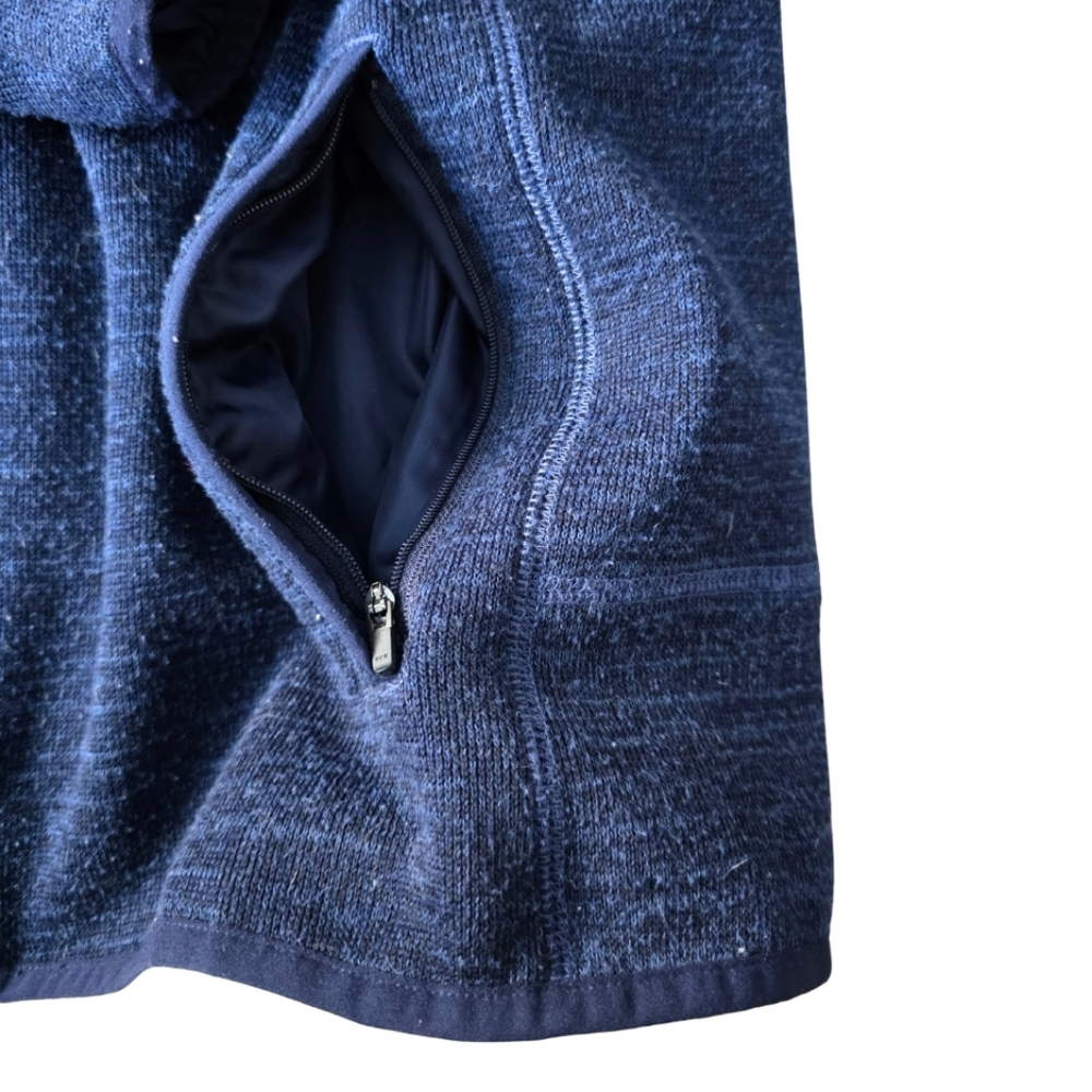 JOHNNIE-O Coastal Fleece Jacket Full Zip Pockets Large Lake Blue - Picture 6 of 7